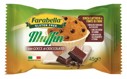 FARABELLA MUFFIN GOCCE DI CIOCCOLATO 45 G - Farmacia Artemisia di Montecuollo Dott. Angelo snc