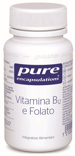PURE ENCAPSULATIONS VITAMINA B12 E FOLATO 30 PASTIGLIE - Farmacia Artemisia di Montecuollo Dott. Angelo snc