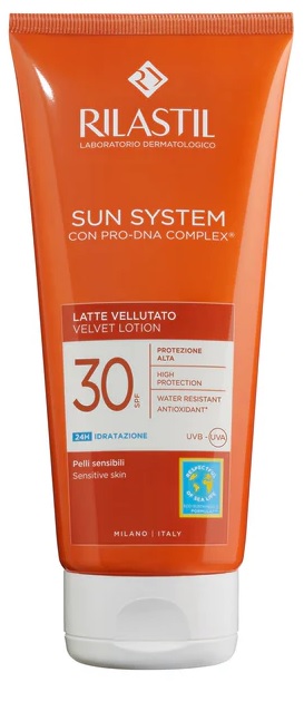 RILASTIL SUN SYSTEM PHOTO PROTECTION TERAPY LATTE VELLUTANTE SPF 30 200 ML - Farmacia Artemisia di Montecuollo Dott. Angelo snc