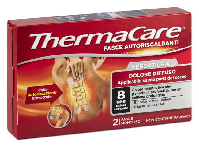 FASCIA AUTORISCALDANTE VERSATILE THERMACARE XL 2 PEZZI - Farmacia Artemisia di Montecuollo Dott. Angelo snc