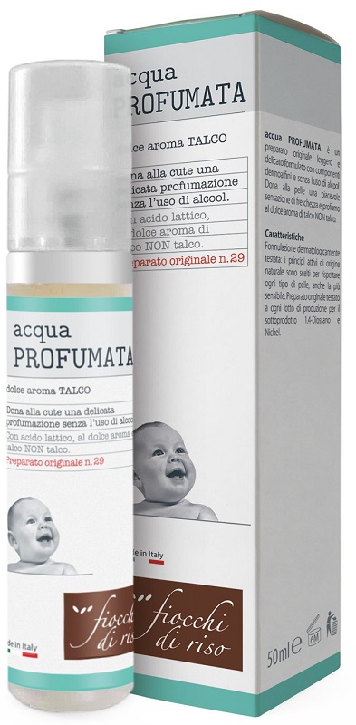 FIOCCHI DI RISO ACQUA PROFUMATA RINFRESCANTE TALCO 50 ML - Farmacia Artemisia di Montecuollo Dott. Angelo snc