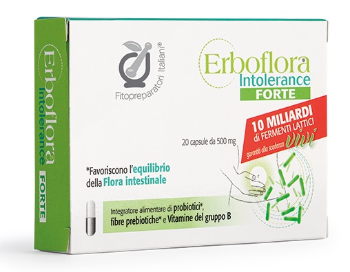 FITOPREPARATORI ITALIANI ERBOFLORA INTOLERANCE FT 20 CAPSULE - Farmacia Artemisia di Montecuollo Dott. Angelo snc