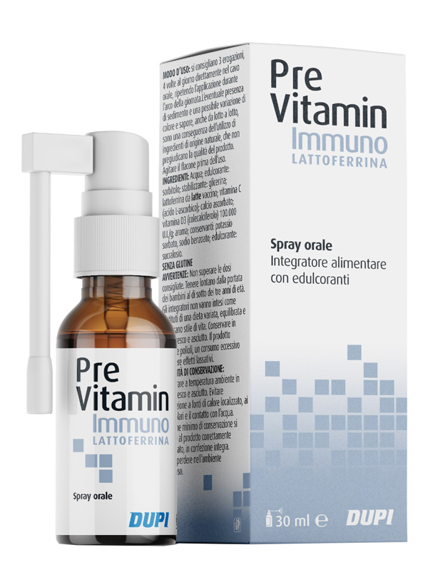 PREVITAMIN IMMUNO LATTOFERRINA 30 ML - Farmacia Artemisia di Montecuollo Dott. Angelo snc
