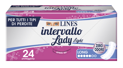 LINES INTERVALLO LADY LIGHT LONG 24 PEZZI - Farmacia Artemisia di Montecuollo Dott. Angelo snc