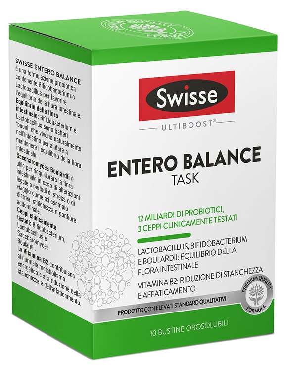 SWISSE ENTERO BALANCE VIAGGIO 10 BUSTINE - Farmacia Artemisia di Montecuollo Dott. Angelo snc