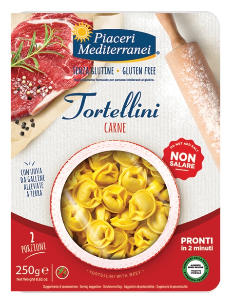 PIACERI MEDITERRANEI TORTELLINI CARNE 250 G - Farmacia Artemisia di Montecuollo Dott. Angelo snc