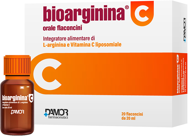 BIOARGININA C 6 PEZZI+ESPOSITORE IN OMAGGIO - Farmacia Artemisia di Montecuollo Dott. Angelo snc