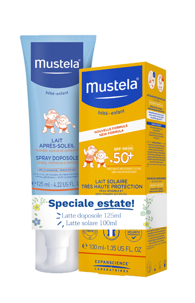 MUSTELA BIPACK SOLARE 100 ML + DOPOSOLE 125 ML 2021 - Farmacia Artemisia di Montecuollo Dott. Angelo snc