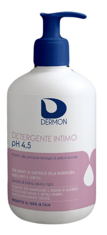 DERMON DETERGENTE INTIMO USO FREQUENTE PH 4,5 500 ML - Farmacia Artemisia di Montecuollo Dott. Angelo snc