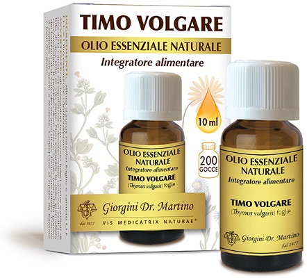 TIMO VOLGARE OLIO ESSENZIALE NATURALE 10 ML - Farmacia Artemisia di Montecuollo Dott. Angelo snc