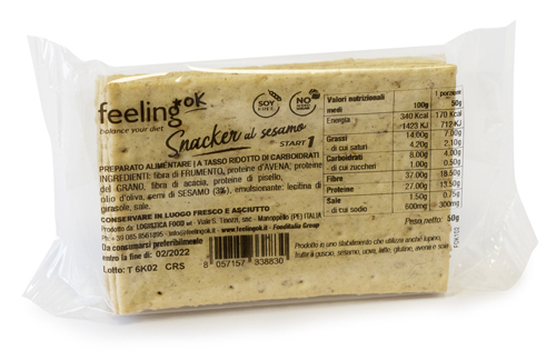 FEELING OK SNACKER SESAMO 50 G - Farmacia Artemisia di Montecuollo Dott. Angelo snc