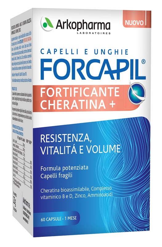 FORCAPIL FORTIFICANTE CHERATINA 60 CAPSULE - Farmacia Artemisia di Montecuollo Dott. Angelo snc