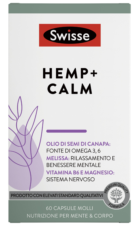 SWISSE HEMP+ CALM 60 CAPSULE - Farmacia Artemisia di Montecuollo Dott. Angelo snc