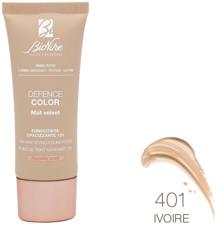 DEFENCE COLOR FONDOTINTA MAT VELVET 401 30 ML - Farmacia Artemisia di Montecuollo Dott. Angelo snc