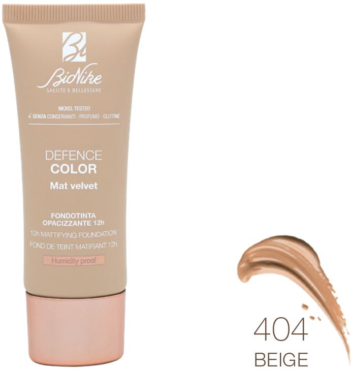 DEFENCE COLOR FONDOTINTA MAT VELVET 404 30 ML - Farmacia Artemisia di Montecuollo Dott. Angelo snc