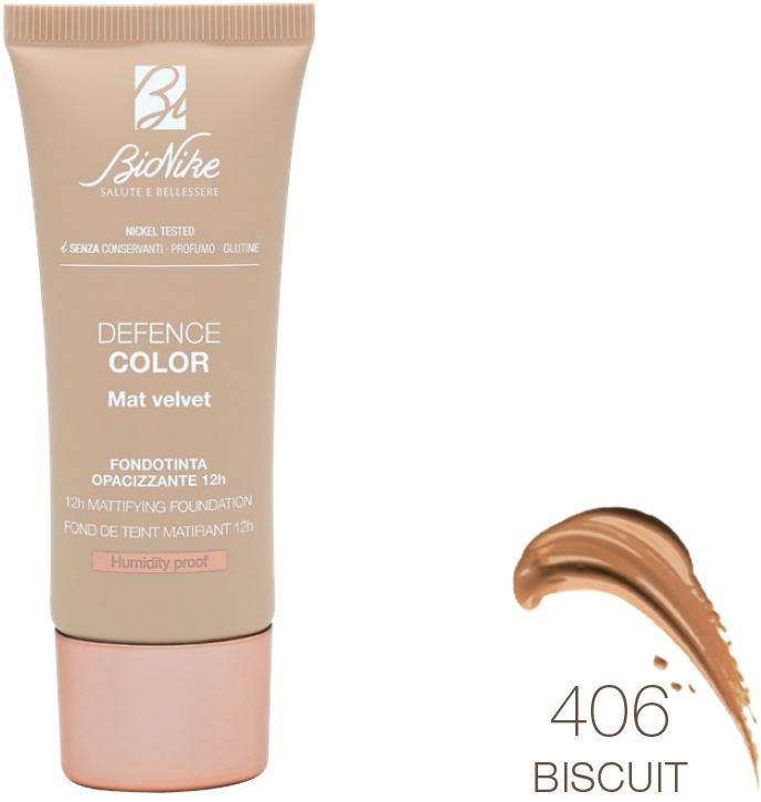 DEFENCE COLOR FONDOTINTA MAT VELVET 406 30 ML - Farmacia Artemisia di Montecuollo Dott. Angelo snc