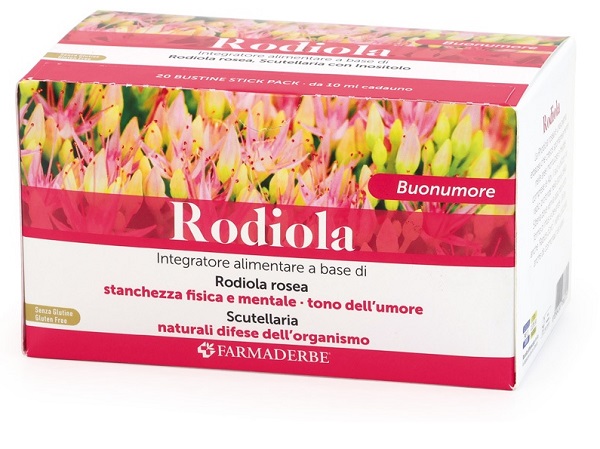RODIOLA 20 STICK DA 10 ML SENZA GLUTINE - Farmacia Artemisia di Montecuollo Dott. Angelo snc