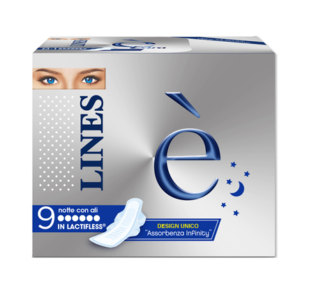 LINES E' NOTTE ASSORBENTI 9+2 PEZZI - Farmacia Artemisia di Montecuollo Dott. Angelo snc