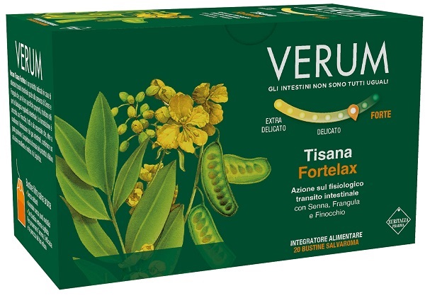 VERUM FORTELAX TISANA 20 FILTRI - Farmacia Artemisia di Montecuollo Dott. Angelo snc