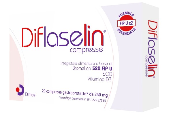 DIFLASELIN 20 COMPRESSE GASTROPROTETTE 250 MG - Farmacia Artemisia di Montecuollo Dott. Angelo snc