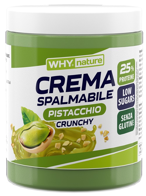 WHYNATURE CREMA SPALMABILE PISTACCHIO CRUNCHY 300 G - Farmacia Artemisia di Montecuollo Dott. Angelo snc