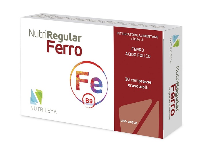 NUTRIREGULAR FERRO 30 COMPRESSE OROSOLUBILI - Farmacia Artemisia di Montecuollo Dott. Angelo snc