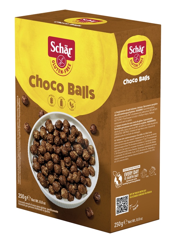 SCHAR CHOCO BALLS CEREALI SENZA LATTOSIO 250 G - Farmacia Artemisia di Montecuollo Dott. Angelo snc
