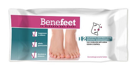 BENEFEET SALVIETTE ODOR CONTROL 12 PEZZI - Farmacia Artemisia di Montecuollo Dott. Angelo snc