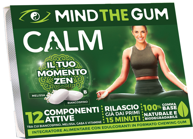 MIND THE GUM CALM 18 GOMME SENZA ZUCCHERO - Farmacia Artemisia di Montecuollo Dott. Angelo snc