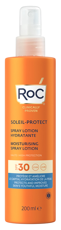 ROC LOZIONE SPRAY SOLARE CORPO SPF 30 IDRATANTE 200 ML - Farmacia Artemisia di Montecuollo Dott. Angelo snc
