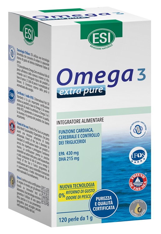 ESI OMEGA 3 EXTRA PURE 120 PERLE - Farmacia Artemisia di Montecuollo Dott. Angelo snc