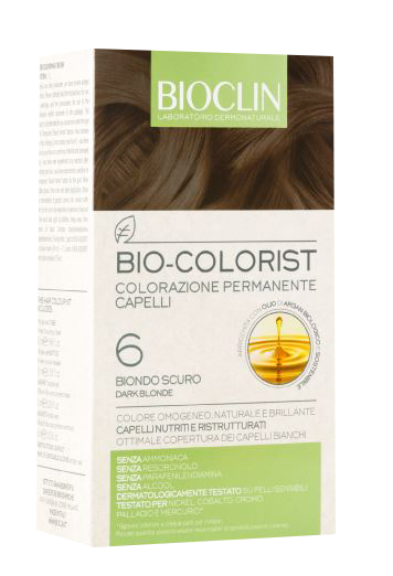 BIOCLIN BIO COLOR FAST&PERFECTION 6,0 BIONDO SCURO CREMA COLORANTE 60 ML + RIVELATORE IN CREMA 60 ML + BIO COLOR SHAMPOO 10 ML + BIO COLOR MASCHERA 10 ML - Farmacia Artemisia di Montecuollo Dott. Angelo snc