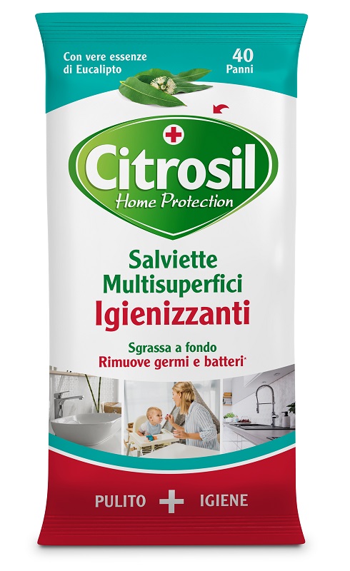 CITROSIL SALVIETTE IGIENIZZANTI EUCALIPTO 40 PEZZI - Farmacia Artemisia di Montecuollo Dott. Angelo snc