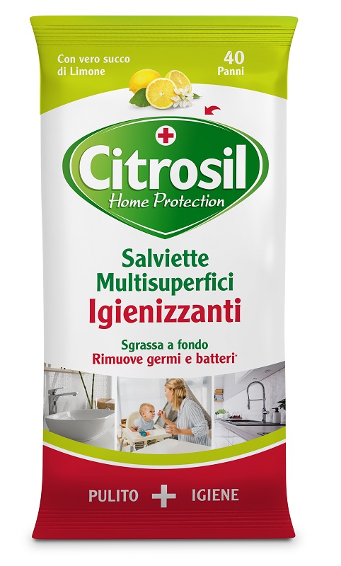 CITROSIL SALVIETTE IGIENIZZANTI LIMONE 40 PEZZI - Farmacia Artemisia di Montecuollo Dott. Angelo snc