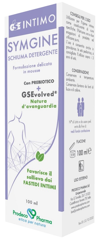 GSE INTIMO SYMGINE SCHIUMA DETERGENTE 100 ML - Farmacia Artemisia di Montecuollo Dott. Angelo snc
