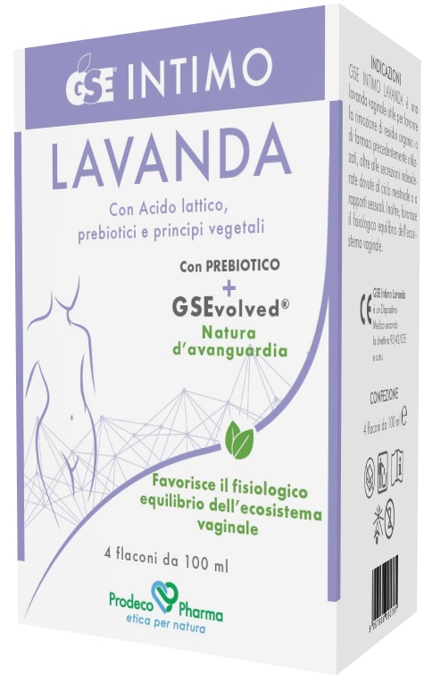 GSE INTIMO LAVANDA 4 FLACONI DA 100 ML - Farmacia Artemisia di Montecuollo Dott. Angelo snc