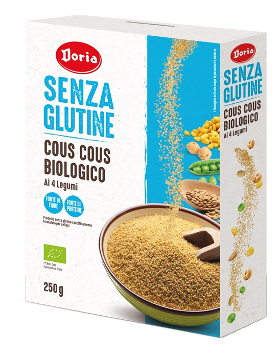 DORIA COUS COUS BIOLOGICO 4 LEGUMI 250 G - Farmacia Artemisia di Montecuollo Dott. Angelo snc