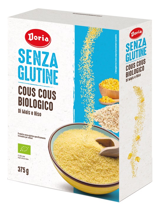 DORIA COUS COUS BIOLOGICO MAIS-RISO 375 G - Farmacia Artemisia di Montecuollo Dott. Angelo snc