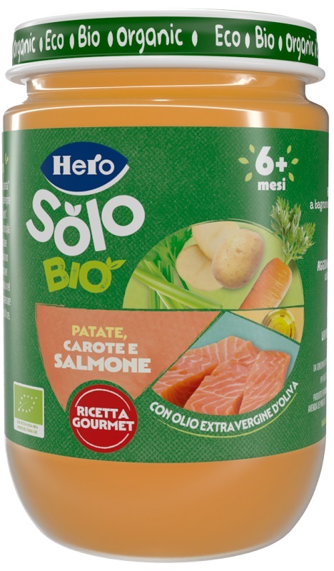 HERO BABY SOLO OMOGENEIZZATO SALMONE VERDURE 190 G - Farmacia Artemisia di Montecuollo Dott. Angelo snc