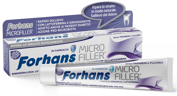 FORHANS DENTIFRICIO MICROFILLER PROTEZIONE SMALTO 75 ML - Farmacia Artemisia di Montecuollo Dott. Angelo snc