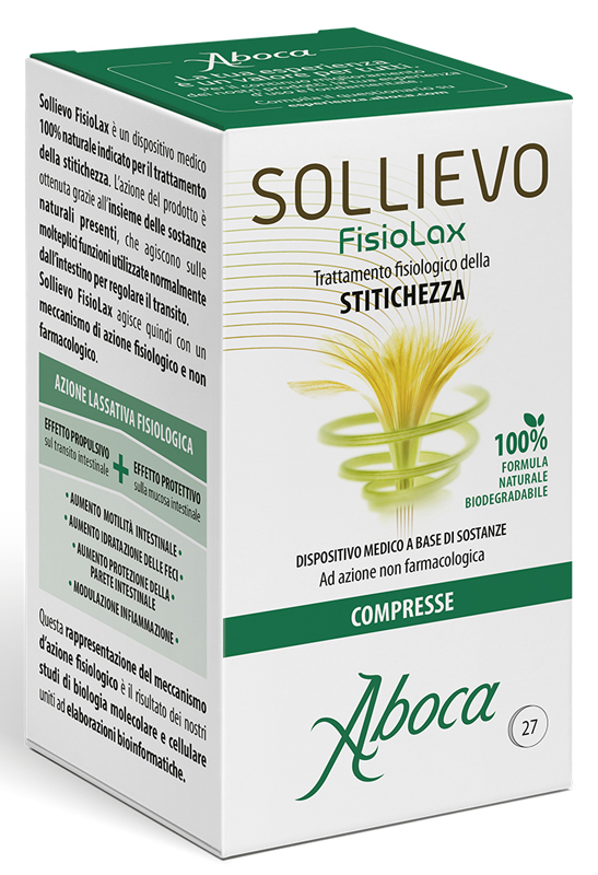SOLLIEVO FISIOLAX 27 COMPRESSE - Farmacia Artemisia di Montecuollo Dott. Angelo snc