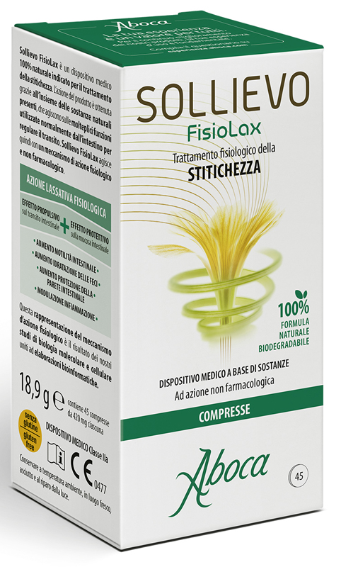 SOLLIEVO FISIOLAX 45 COMPRESSE - Farmacia Artemisia di Montecuollo Dott. Angelo snc