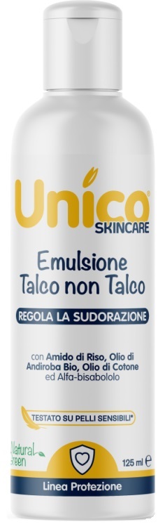UNICO EMULSIONE TALCO NON TALCO 125 ML - Farmacia Artemisia di Montecuollo Dott. Angelo snc