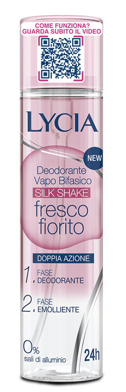 LYCIA DEO VAPO BIFASICO SILK SHAKE FRESCO FIORITO 100 ML - Farmacia Artemisia di Montecuollo Dott. Angelo snc