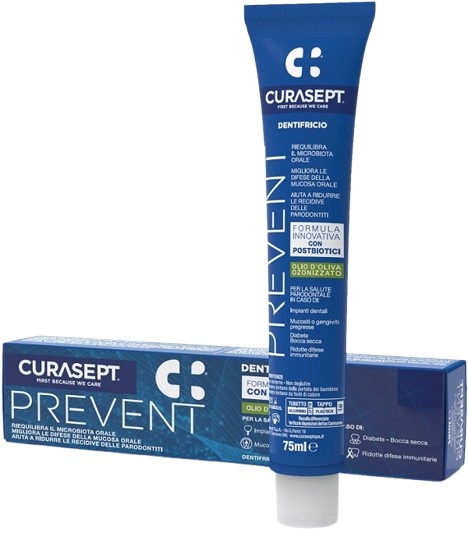 CURASEPT PREVENT DENTIFRICIO 75 ML - Farmacia Artemisia di Montecuollo Dott. Angelo snc