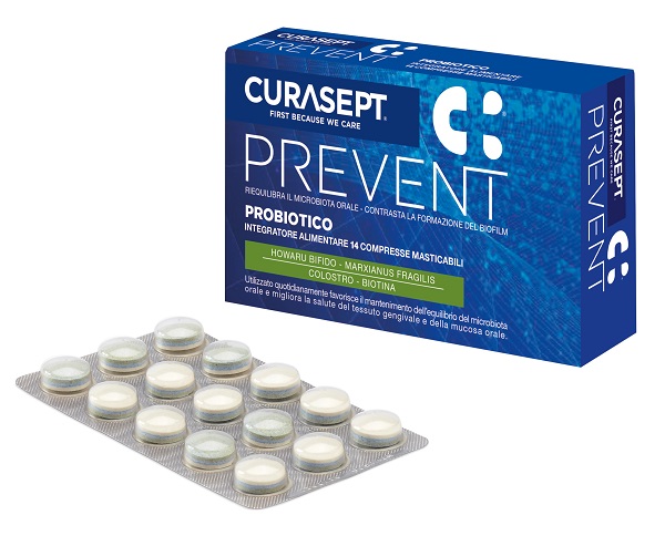 CURASEPT PREVENT PROBIOTICO 14 COMPRESSE MASTICABILI - Farmacia Artemisia di Montecuollo Dott. Angelo snc
