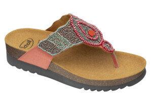 PANAMA' SATIN+BEADS W CORALLO/MULTI 39 - Farmacia Artemisia di Montecuollo Dott. Angelo snc