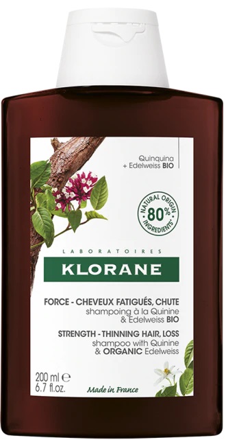 KLORANE SHAMPOO CHININA-STELLA ALPINA BIO 200 ML - Farmacia Artemisia di Montecuollo Dott. Angelo snc