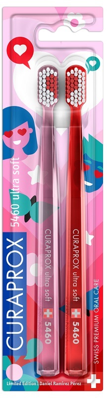 CURAPROX SPAZZOLINO 5460 ULTRA SOFT LOVE SPECIAL EDITION 2 PEZZI - Farmacia Artemisia di Montecuollo Dott. Angelo snc