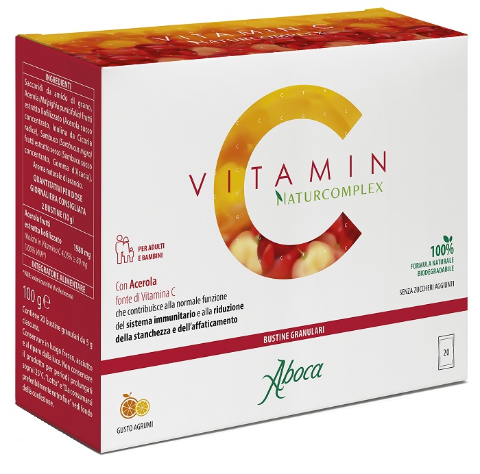 VITAMIN C NATURCOMPLEX 20 BUSTINE - Farmacia Artemisia di Montecuollo Dott. Angelo snc